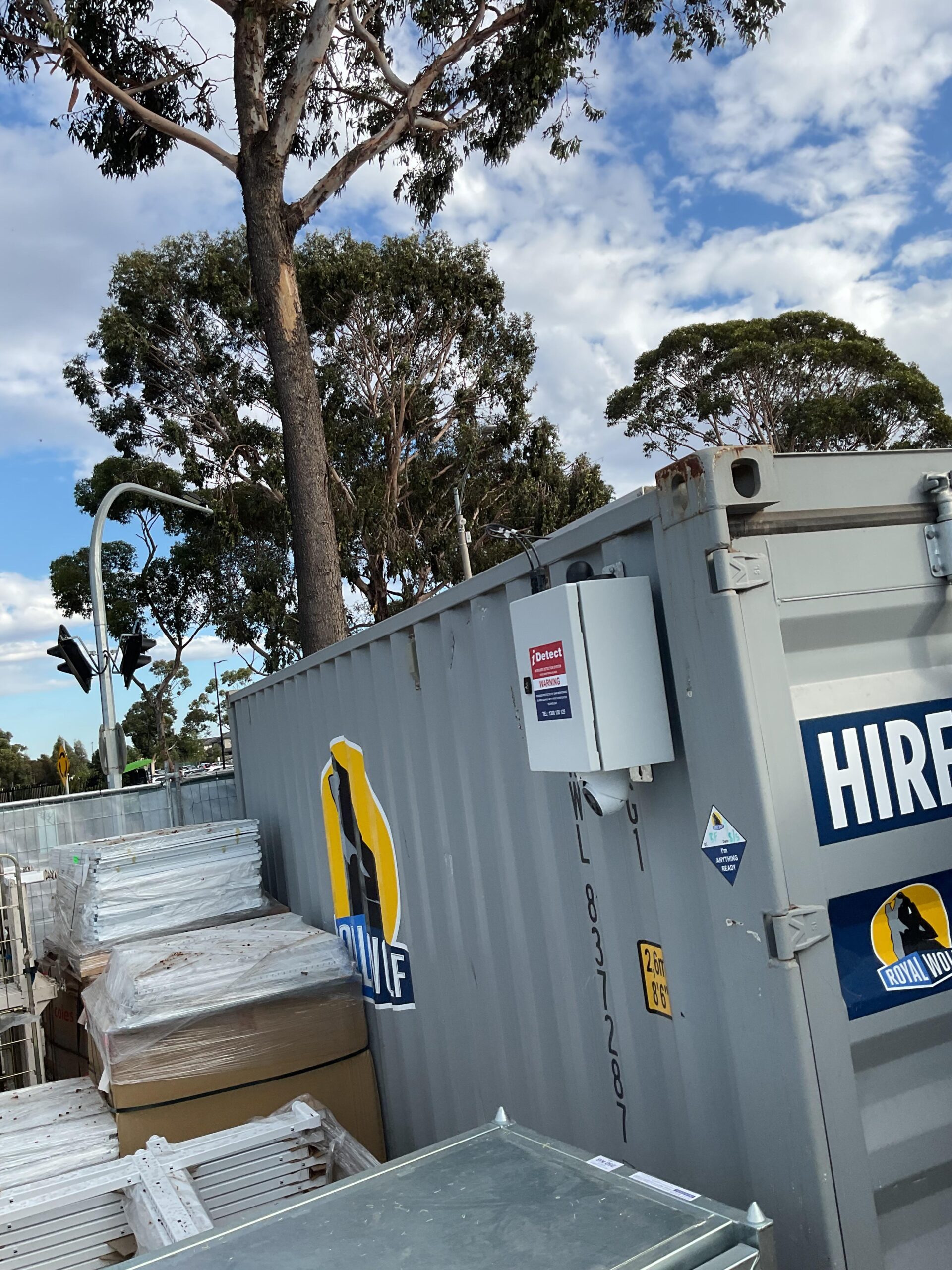 Shipping container at Mainbrace Keilor 2